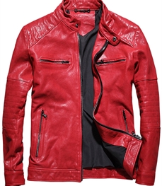 市场上装-皮衣-时尚男装皮衣