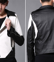 市场上装-皮衣-休闲男装皮衣