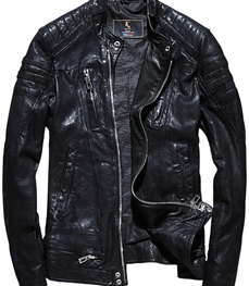 市场上装-皮衣-时尚男装皮衣