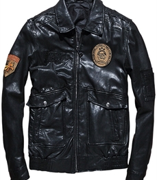 市场上装-皮衣-时尚男装皮衣