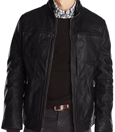 市场上装-皮衣-时尚商务皮衣