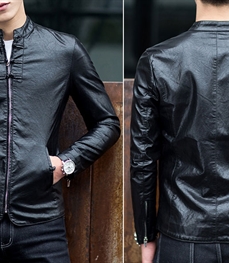 市场上装-皮衣-休闲男装皮衣