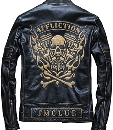 市场上装-皮衣-时尚男装皮衣