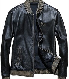 市场上装-皮衣-时尚男装皮衣