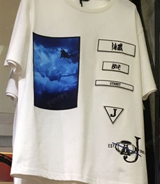 市场上装-T恤-（实拍）休闲男装t恤