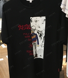 市场上装-T恤-（实拍）休闲男装t恤