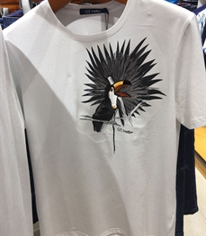 市场上装-T恤-（实拍）时尚商务t恤