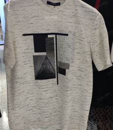 市场上装-T恤-（实拍）时尚商务t恤