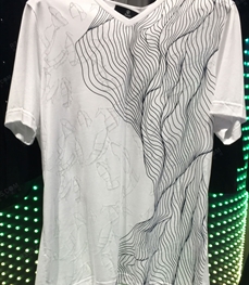 市场上装-T恤-（实拍）时尚商务t恤