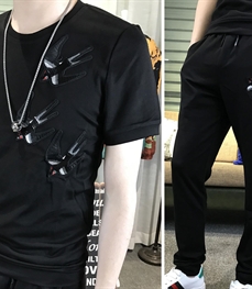 市场上装-套装-休闲男装套装