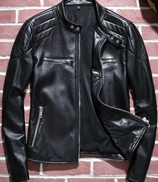 市场上装-皮衣-时尚男装皮衣