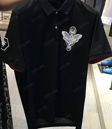 市场上装-T恤-（实拍）时尚商务t恤