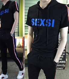 市场上装-套装-休闲男装套装