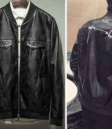 市场上装-皮衣-休闲男装皮衣