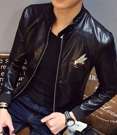 市场上装-皮衣-休闲男装皮衣