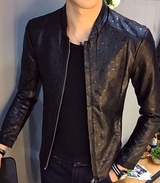 市场上装-皮衣-休闲男装皮衣