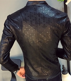 市场上装-皮衣-休闲男装皮衣