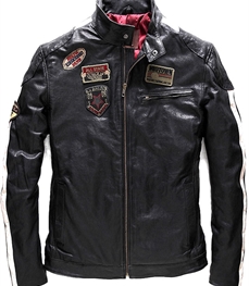 市场上装-皮衣-时尚男装皮衣