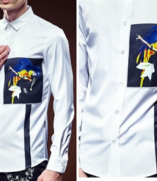 市场上装-衬衫-时尚男装衬衫