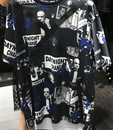 市场上装-T恤-（实拍）休闲男装t恤