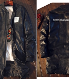 市场上装-皮衣-休闲男装皮衣