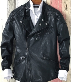 市场上装-皮衣-时尚男装皮衣