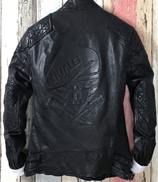 市场上装-皮衣-时尚男装皮衣