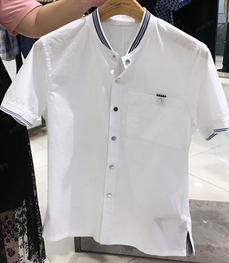 市场上装-衬衫-（实拍）时尚商务衬衫