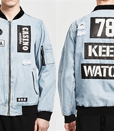 市场上装-夹克-休闲男装夹克