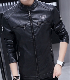 市场上装-皮衣-休闲男装皮衣