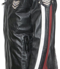 市场上装-皮衣-时尚男装皮衣