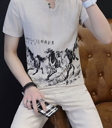 市场上装-套装-休闲男装套装