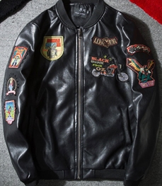 市场上装-皮衣-休闲男装皮衣