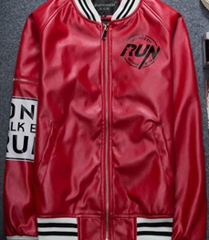 市场上装-皮衣-休闲男装皮衣