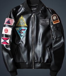 市场上装-皮衣-休闲男装皮衣