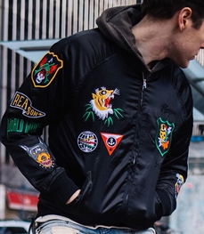 市场上装-夹克-时尚男装夹克