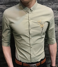 市场上装-衬衫-时尚男装衬衫