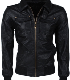 市场上装-皮衣-时尚男装皮衣