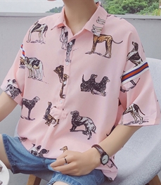 市场上装-衬衫-时尚男装衬衫