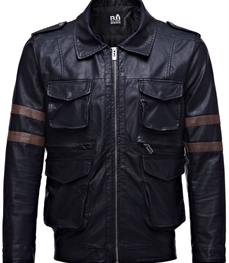 市场上装-皮衣-时尚男装皮衣