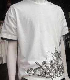 市场上装-T恤-（实拍）休闲男装t恤