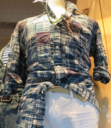 市场上装-衬衫-（实拍）休闲男装衬衫