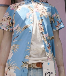 市场上装-衬衫-（实拍）休闲男装衬衫