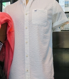 市场上装-衬衫-（实拍）休闲男装衬衫