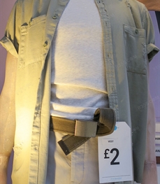 市场上装-衬衫-（实拍）休闲男装衬衫