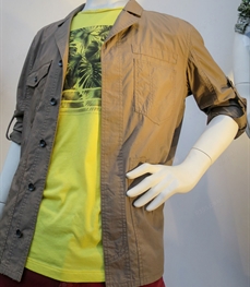 市场上装-衬衫-（实拍）休闲男装衬衫