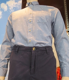 市场上装-衬衫-（实拍）时尚商务衬衫