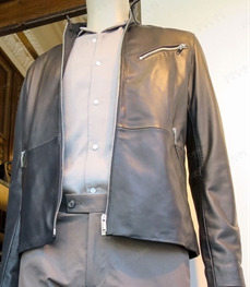 市场上装-皮衣-（实拍）时尚商务皮衣