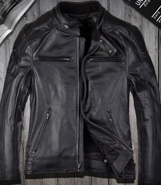 市场上装-皮衣-时尚男装皮衣