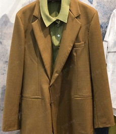 市场上装-中长外套-（实拍）休闲男装中长外套